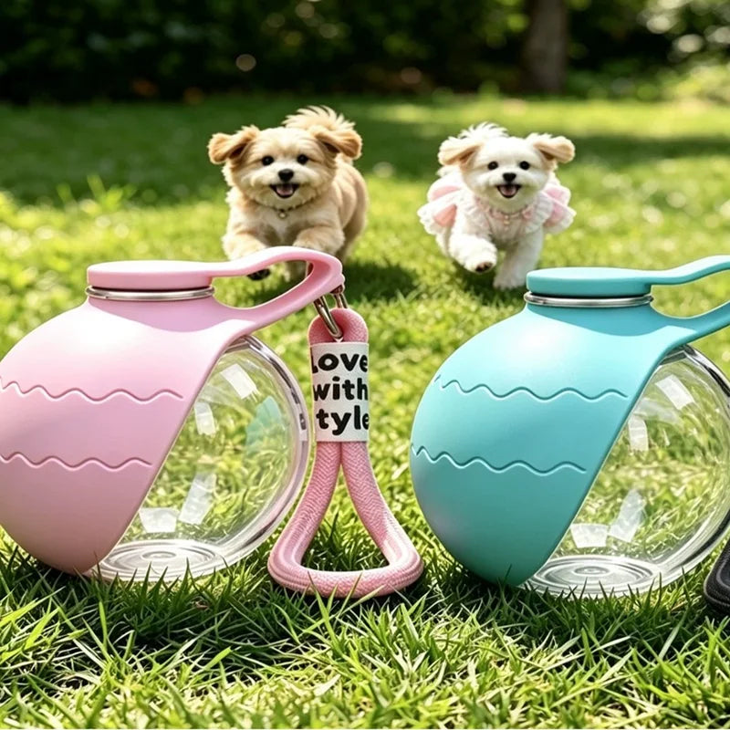 Spherical Portable Pet Dog Water Bottle PET - MyPetDollar.com