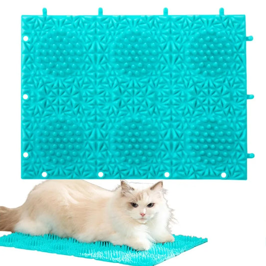 TPR Pet Self-service Massage Brush Grinding Claws Hair Removal (3 colors)