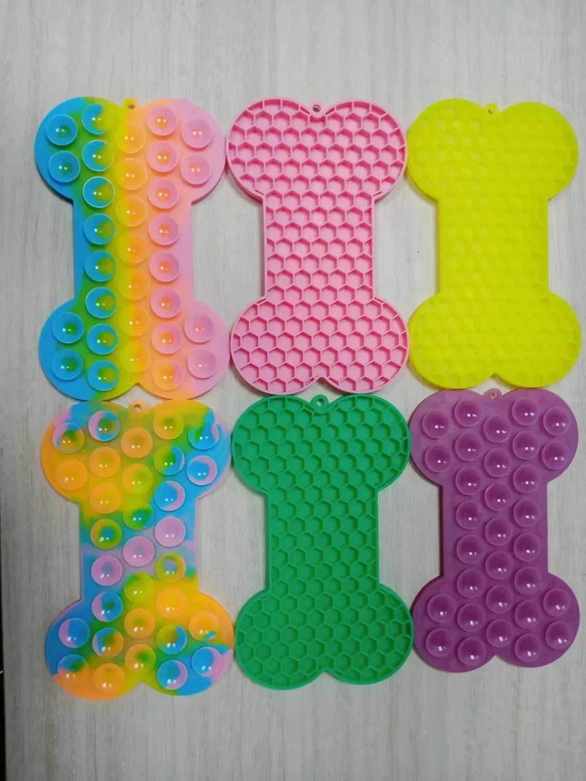 Bone Shape Silicone Licking Pad Pet Dog - MyPetDollar.com