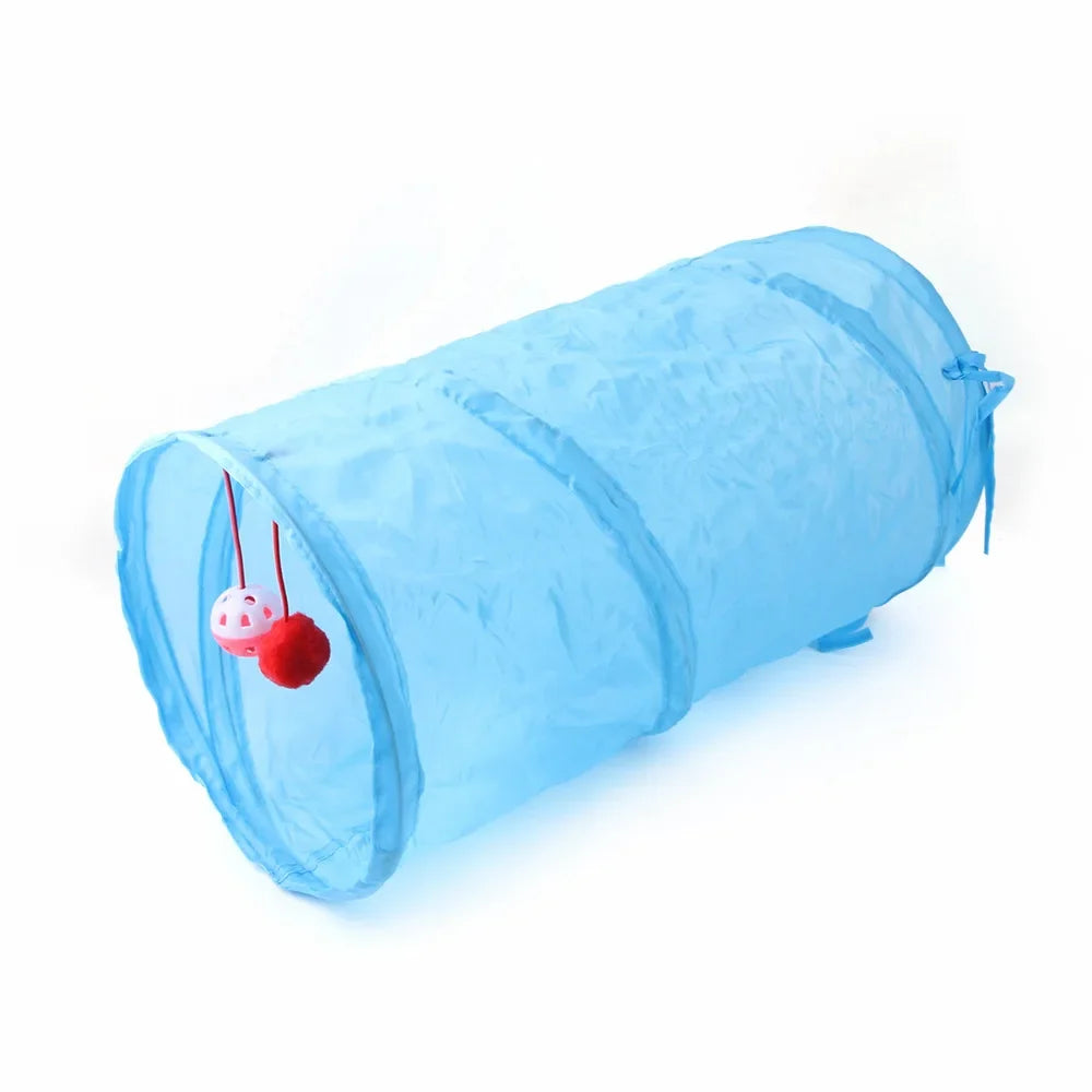 Durable Cat Tunnel Tube Kitty Bored Pet Toys