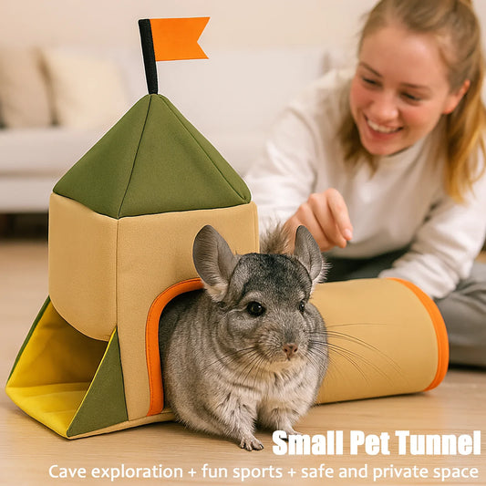 Little Pet Tunnel Hideout Keep Warm Sense Of - MyPetDollar.com