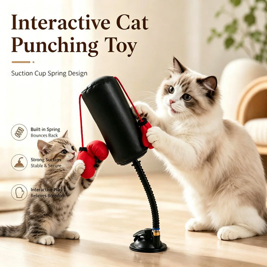 Cat Boxing Bag Toy Funny Teasing Fun - MyPetDollar.com