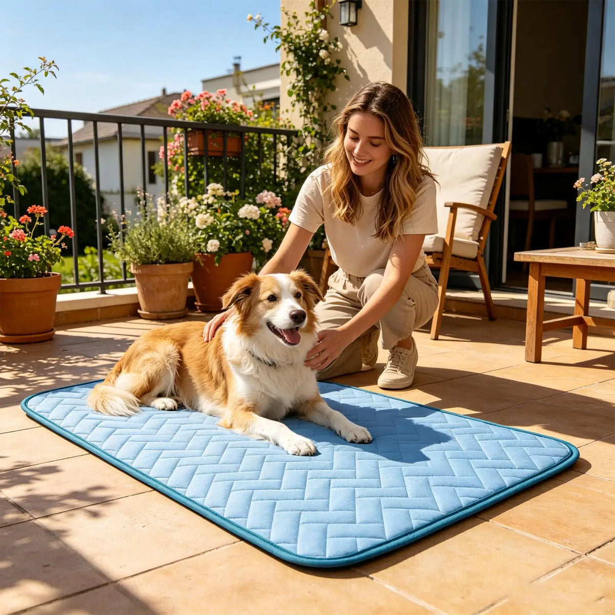 Pet Cooling Mat Pet Ice Silk Cold Pad Dog - MyPetDollar.com
