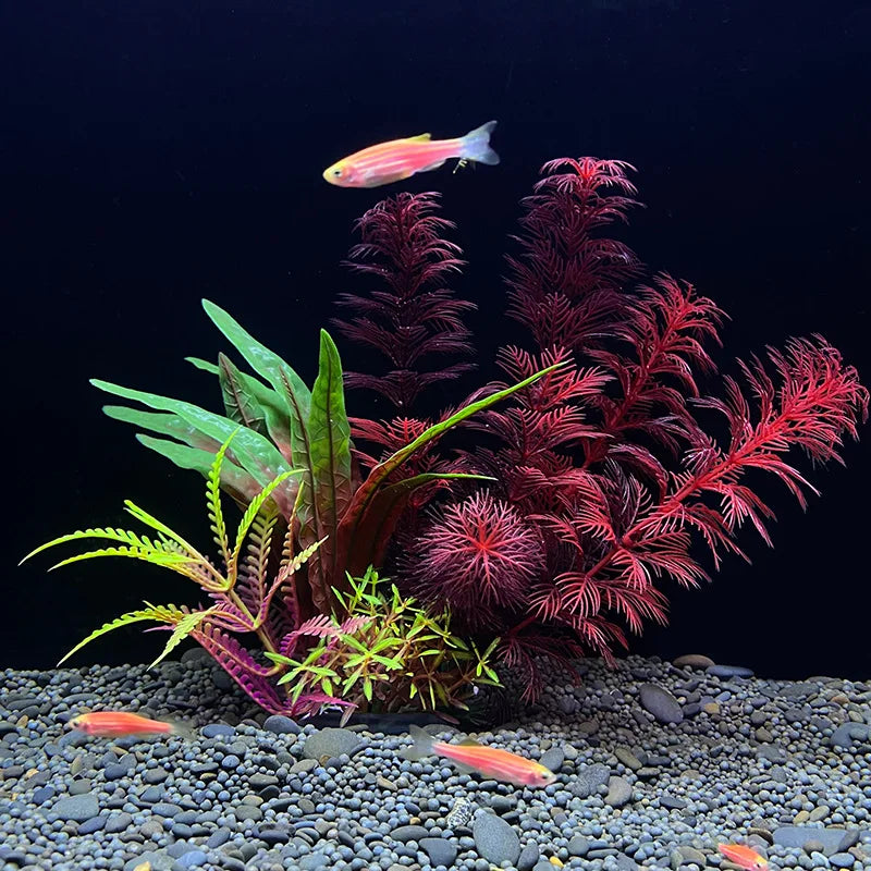 Artificial Aquarium Decor Plants Plastic - MyPetDollar.com