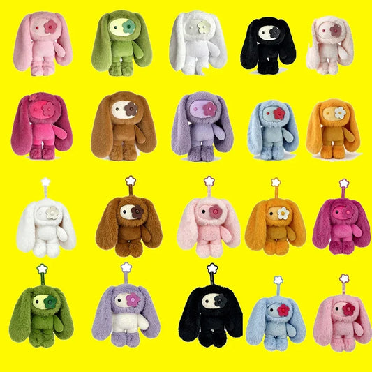 30cm Juju Rabbit Plush Keychain Flower Eye - MyPetDollar.com