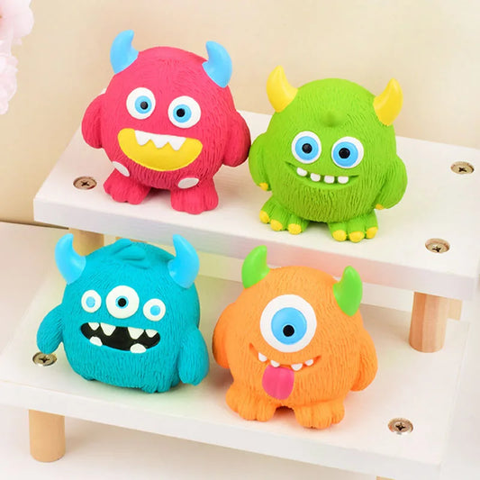 Squeaky Cyclops Monster Dog Toy Interactive - MyPetDollar.com