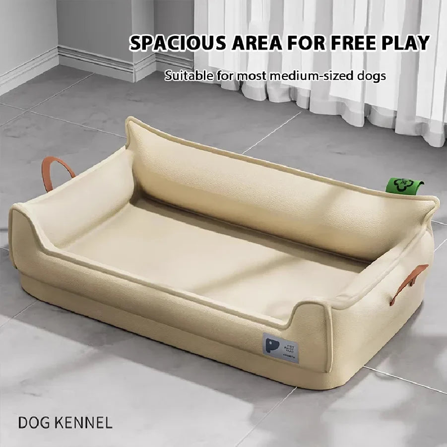 Orthopedic Leather Dog Bed Sofa – Detachable - MyPetDollar.com