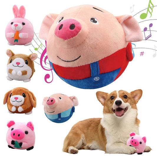Plush Automatic Bouncing Toys Bite Resistant - MyPetDollar.com