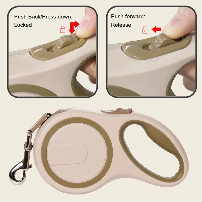 Automatic Retractable Big Dog Leash 5M 8M - MyPetDollar.com