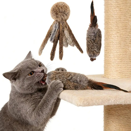 Artificial Rabbit Fur Cat Toys Hunting - MyPetDollar.com
