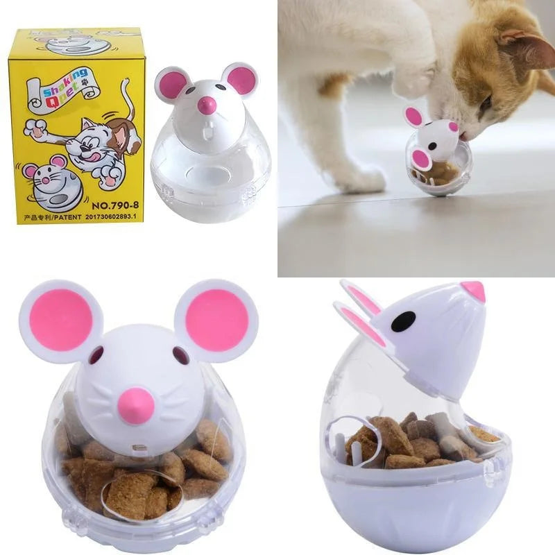 Pet Feeder Cat Toy Mouse Rolling Food - MyPetDollar.com