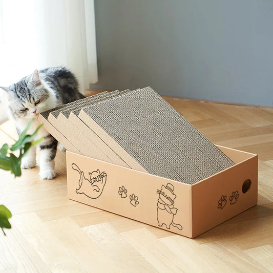 5pcs Corrugated Cardboard Cat Scratch Board - MyPetDollar.com