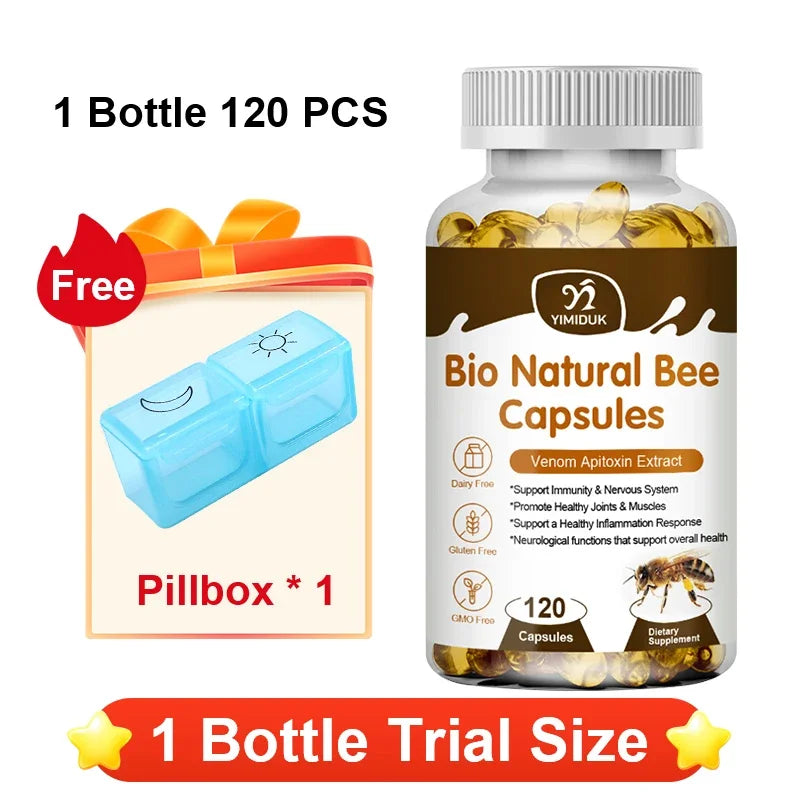 Bee Venom Capsules, with Glucosamine – Beekeeping