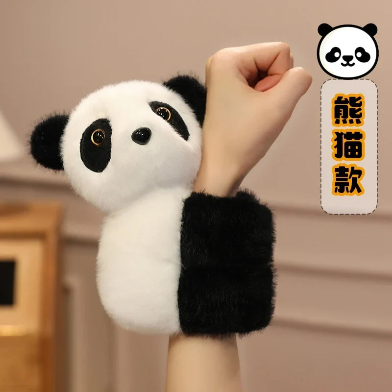 Funny Multifunctional Cartoon Animal Plush Wristband Toys for Dogs