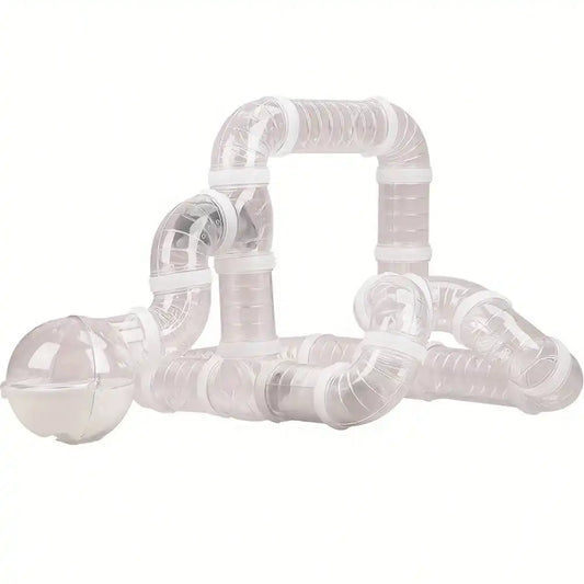 Transparent Small Pet Tunnel Set DIY - MyPetDollar.com