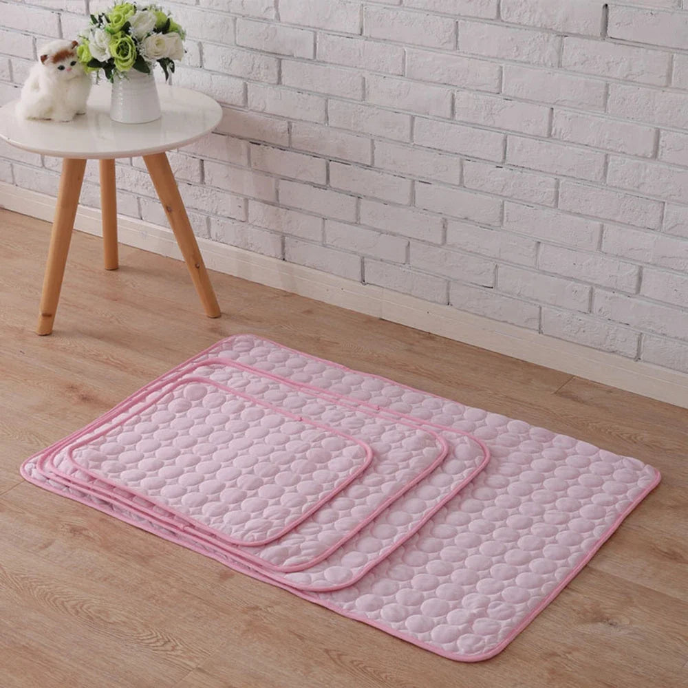 5 sizes Cold Bed Cool Ice Silk - MyPetDollar.com