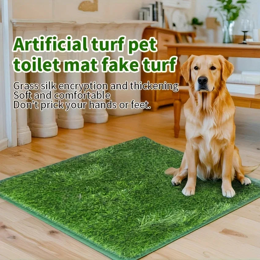Simulation Lawn Dog Toilet Training Mat - MyPetDollar.com
