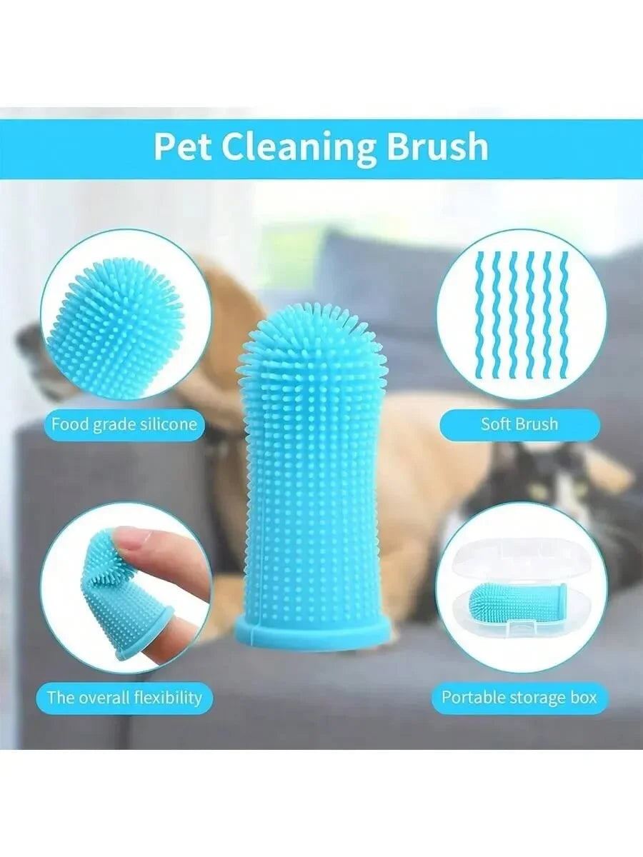 Pet Finger Toothbrush Cleaning Products for - MyPetDollar.com