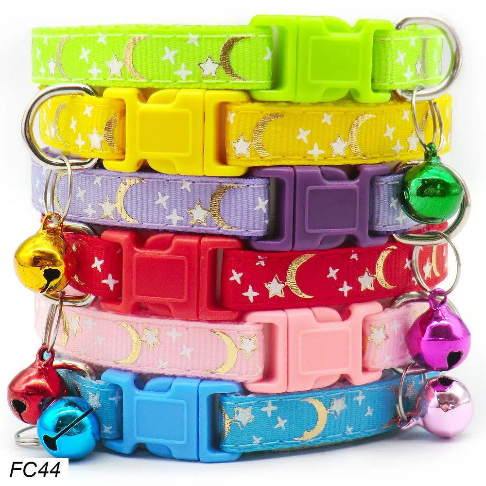 Dog Collar with Bells Adjustable Customize Necklace – Dog Supplies