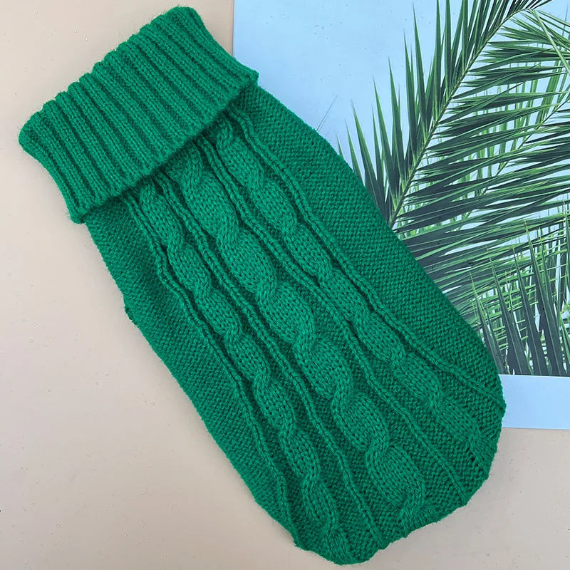 Winter Cat Dog Knit Sweater Soft Warm Puppy - MyPetDollar.com