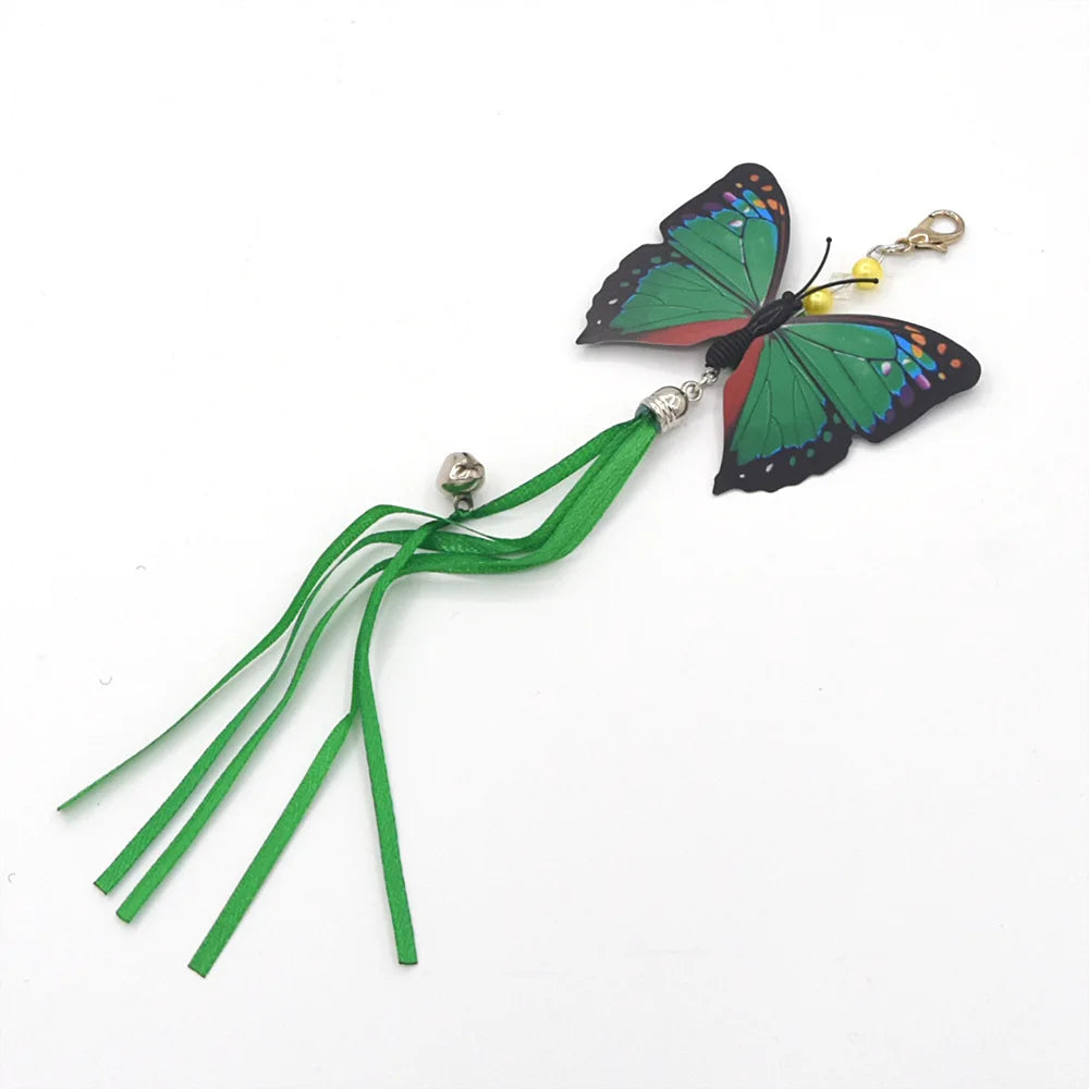 Interactive Cat Feather Plaything Accessories False Mouse Worm – 57 Colors