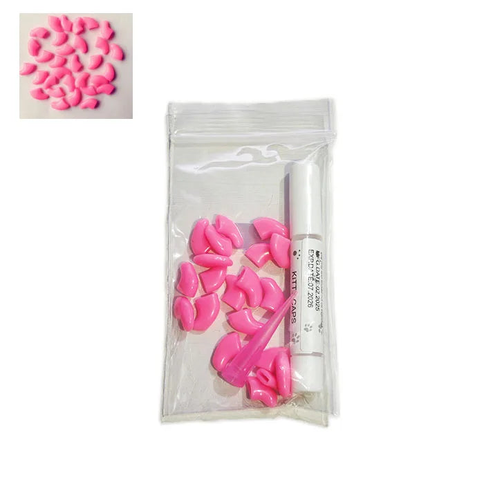 20pcs Cat Nail Caps Pet Cat Soft Paws Nail - MyPetDollar.com