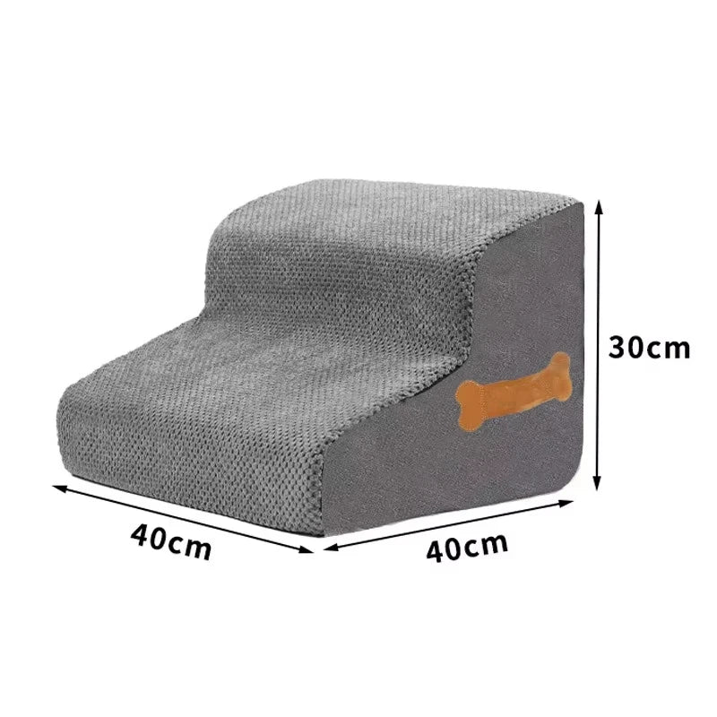 Pet 2 3 Steps High Density Foam Dog Secure Stairs