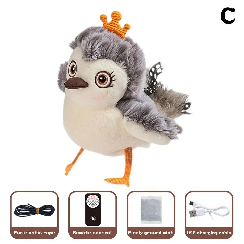 Plush Flappy Bird Interactive Cat Plaything – 6 Colors