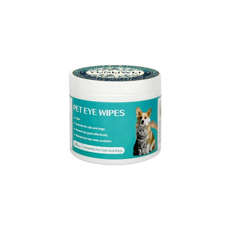 Of Dog and Cat Eye Wet Wipes Tear Remover Cleaning Pad – 2 Colors