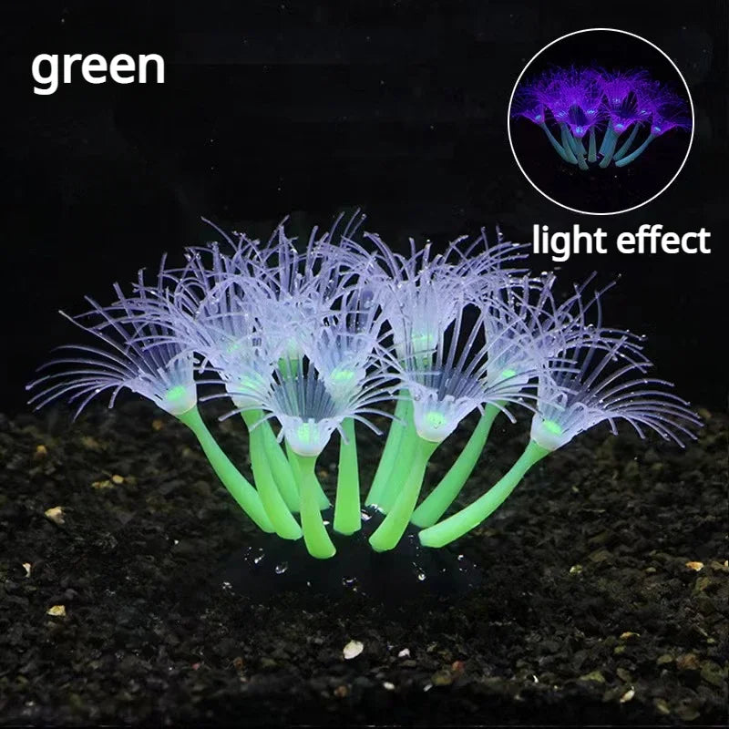 Simulation Silicone Coral Fish Tank – Aquarium Supplies