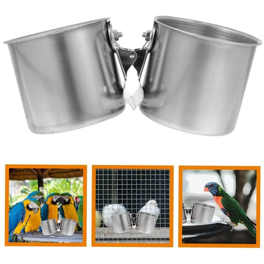 2in1 Bird Food Container Detachable with - MyPetDollar.com