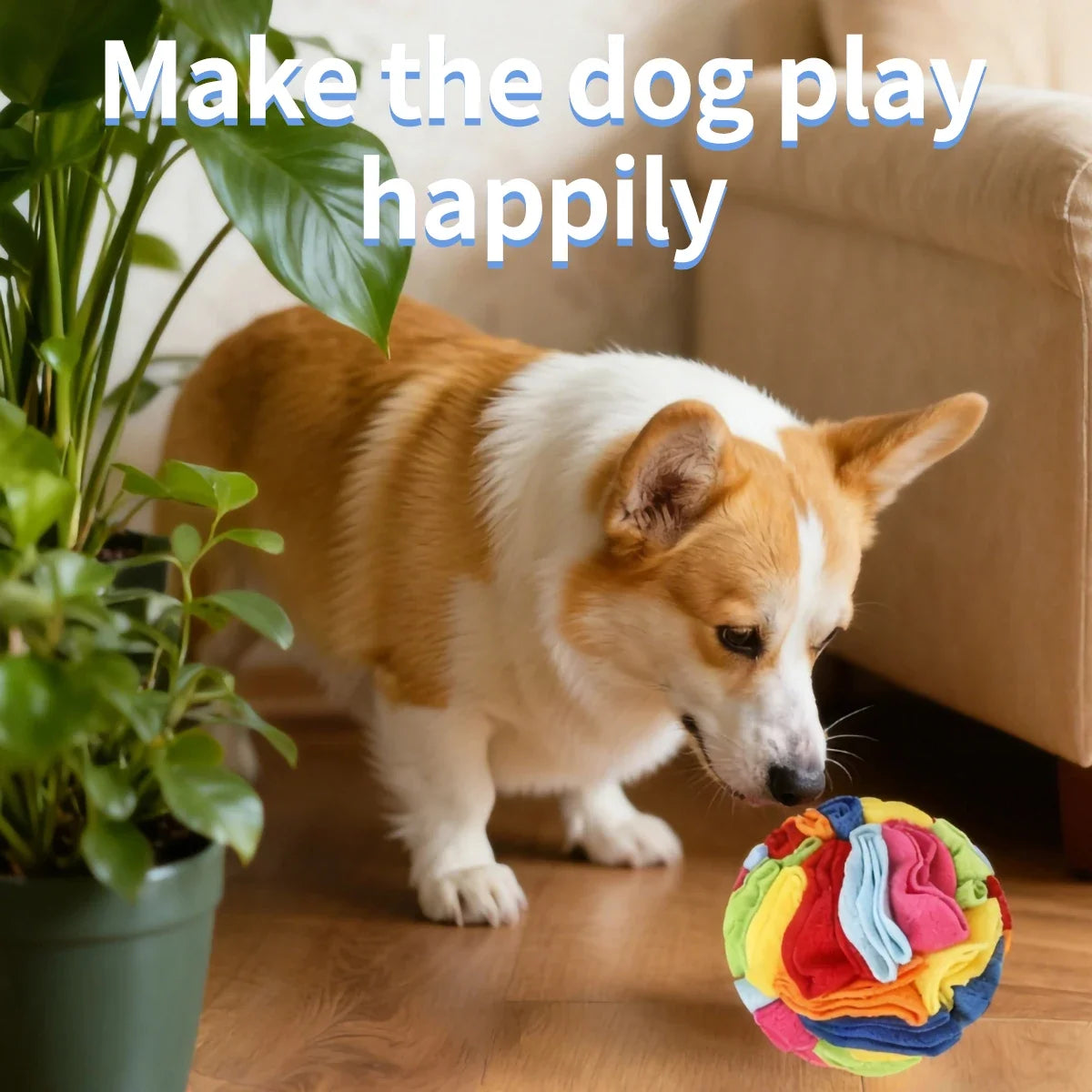 Pet Snuffle Ball for Dogs, Interactive - MyPetDollar.com
