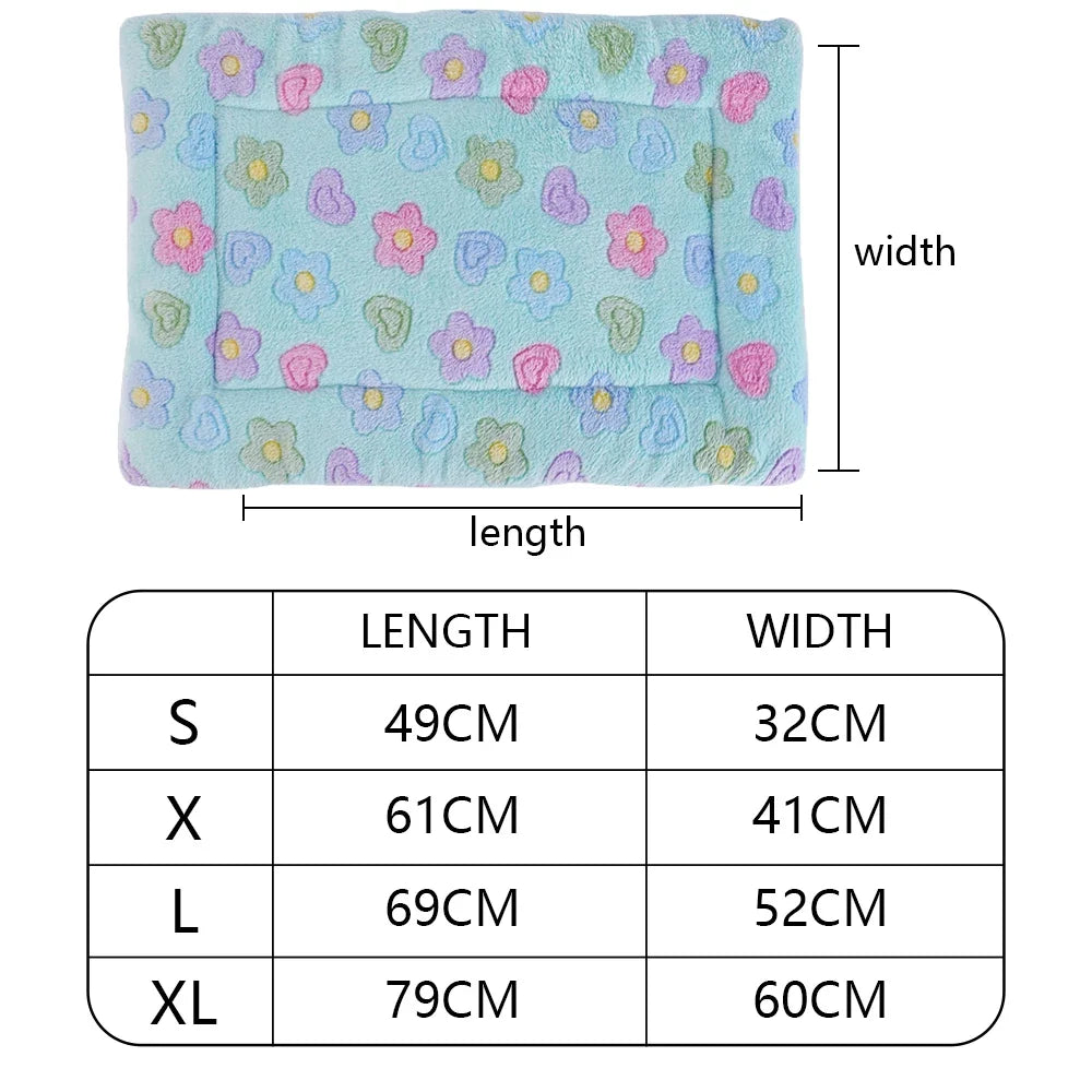 Pet Dog bed mat Thickened Flannel Soft - MyPetDollar.com