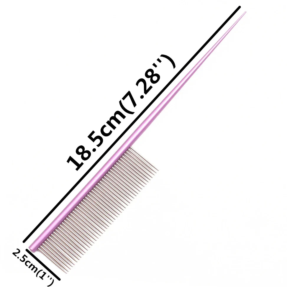 Pet Comb Aluminium Handle Dog Grooming Comb - MyPetDollar.com