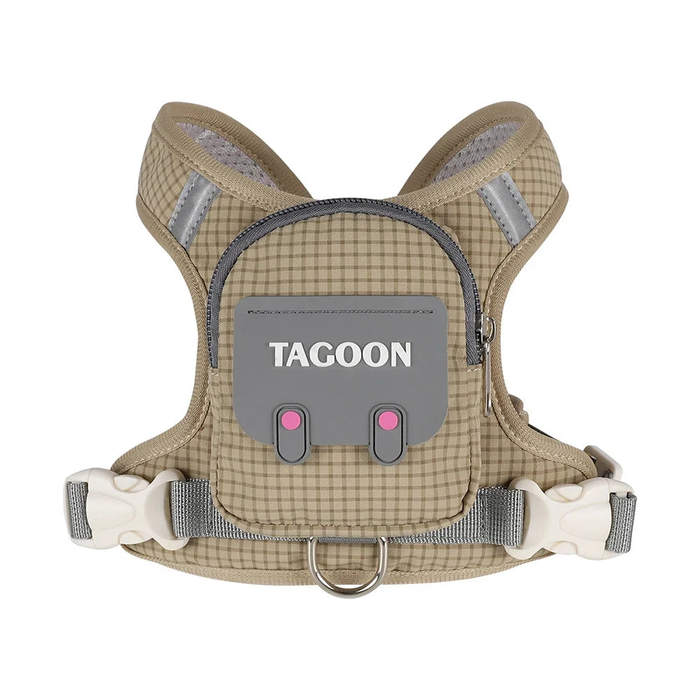 Cute Backpack Dog Harness with Leash, - MyPetDollar.com