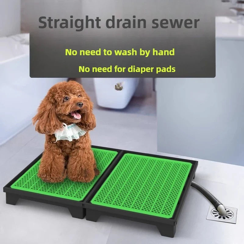 Pet Toilet with Baffle Flushing Water - MyPetDollar.com