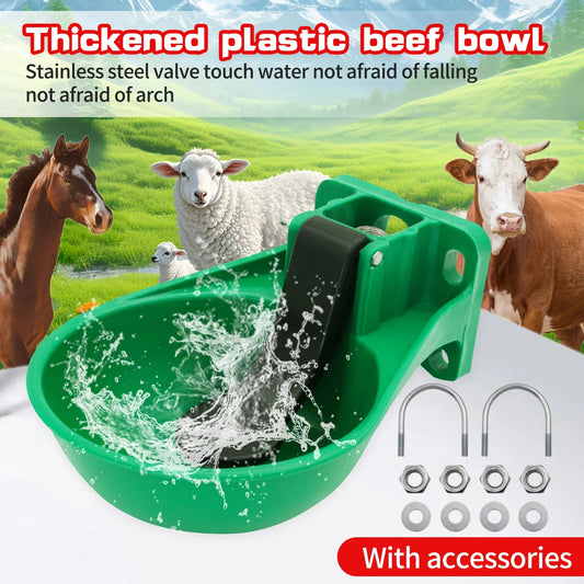 Auto Livestock Water Bowl W/ U-Bolt Mount, - MyPetDollar.com