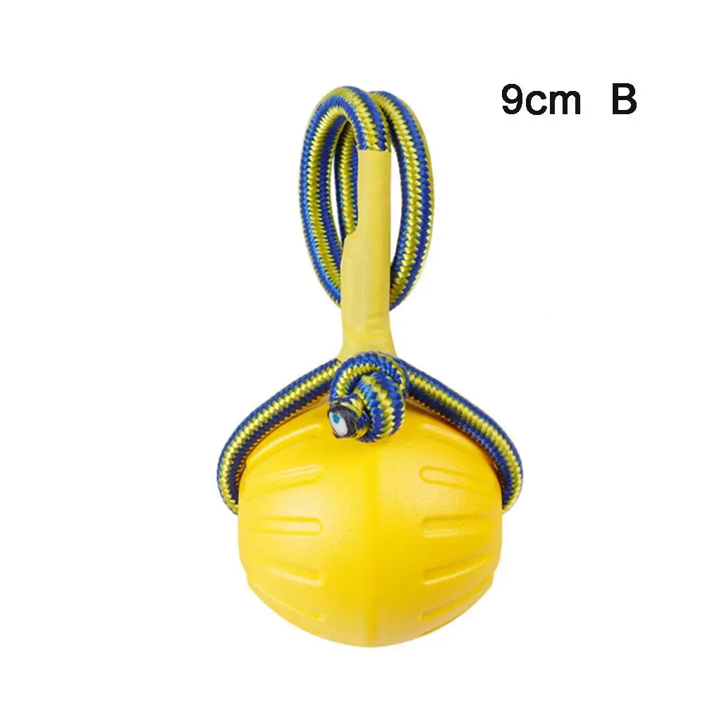 Interactive 7cm 9cm Indestructible Rubber Ball Dog Training Chew Play