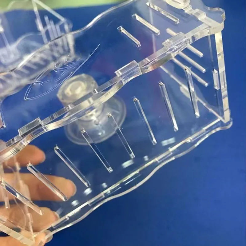 Hanging Fish Tank Crystal Acrylic Pot Polka - MyPetDollar.com