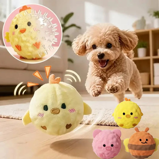Squeaky Dog Chew Toy Soft TPR Molar Teeth - MyPetDollar.com