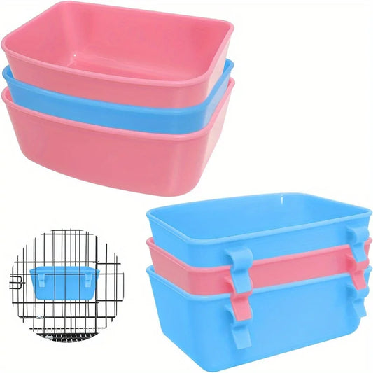 6pcs/pack Feeder (Blue, Pink), Hanging - MyPetDollar.com