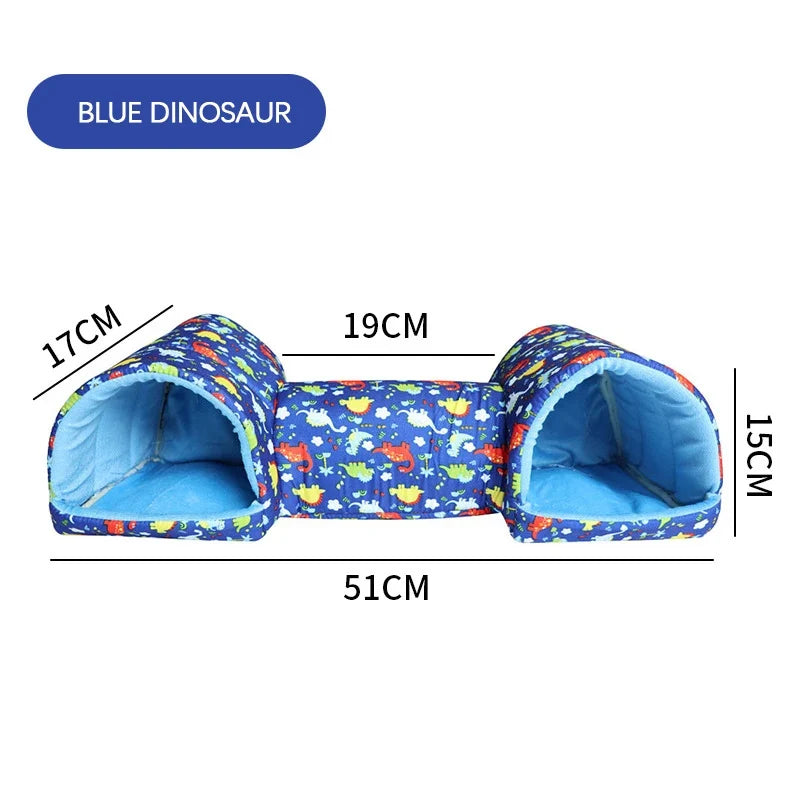 Cotton Hamster Tunnel Bed for Small Pets