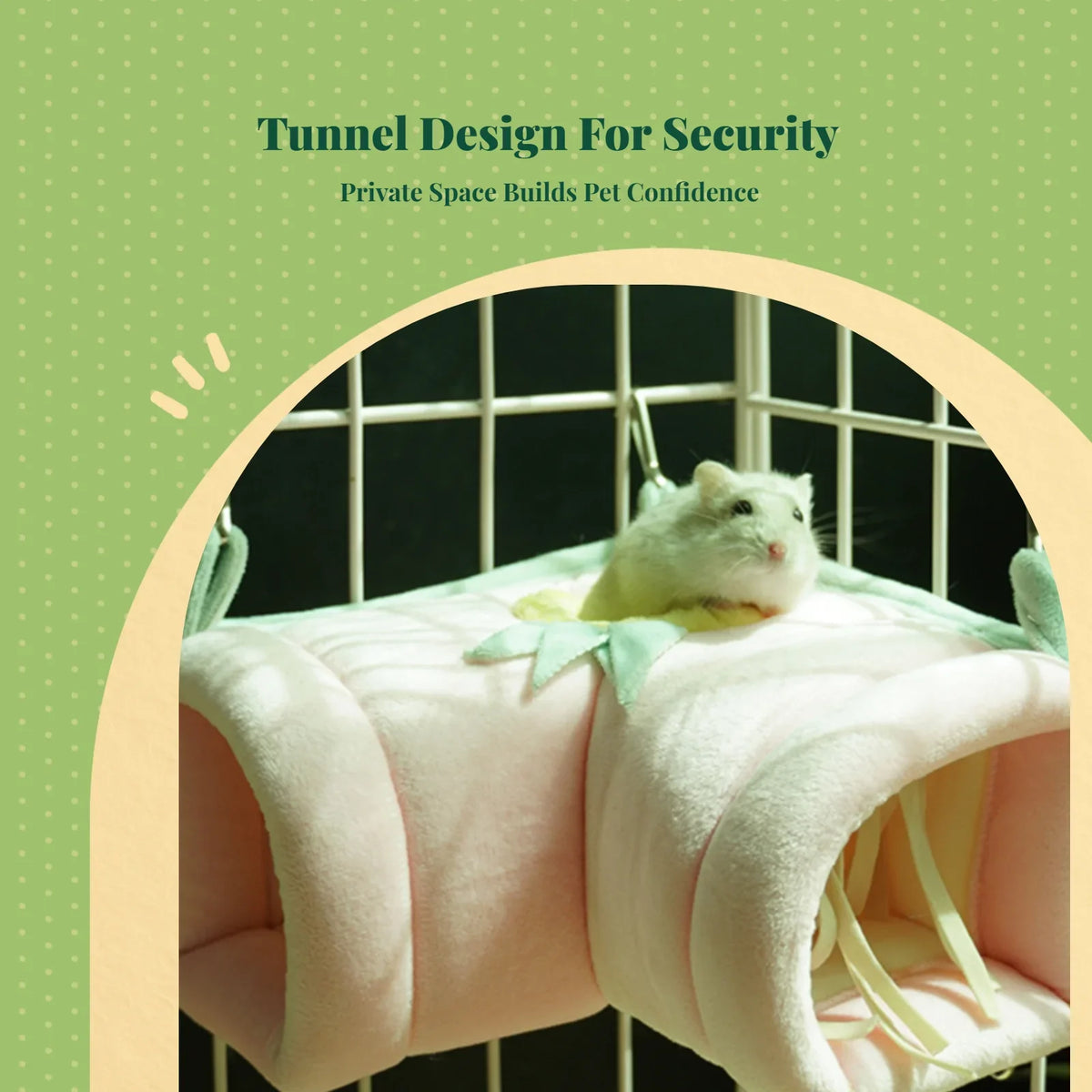 Hanging Tunnel Bed, Plush Retreat for Small - MyPetDollar.com