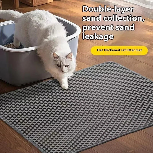 Cat Litter Mat 2-Layer Design Premium Sand - MyPetDollar.com