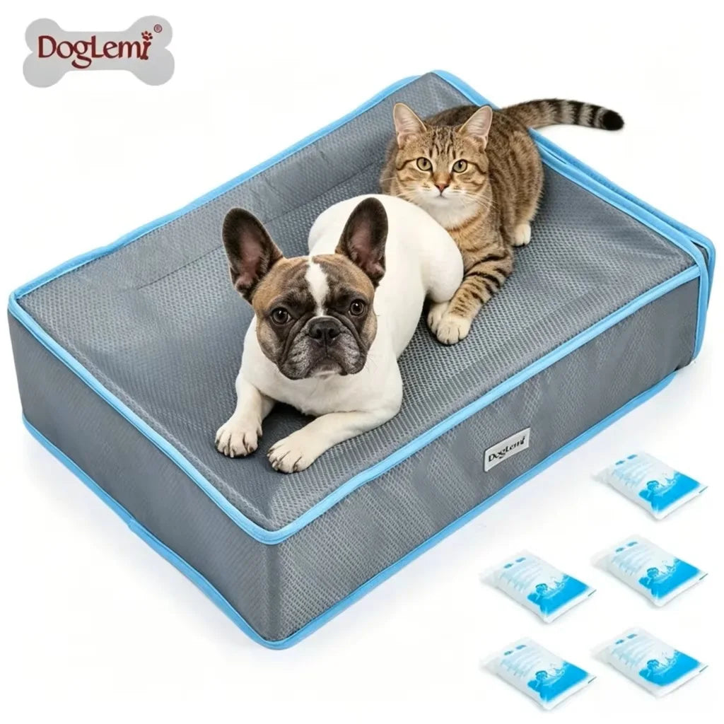 Summer Cooling Dog Bed for Small Dogs French - MyPetDollar.com
