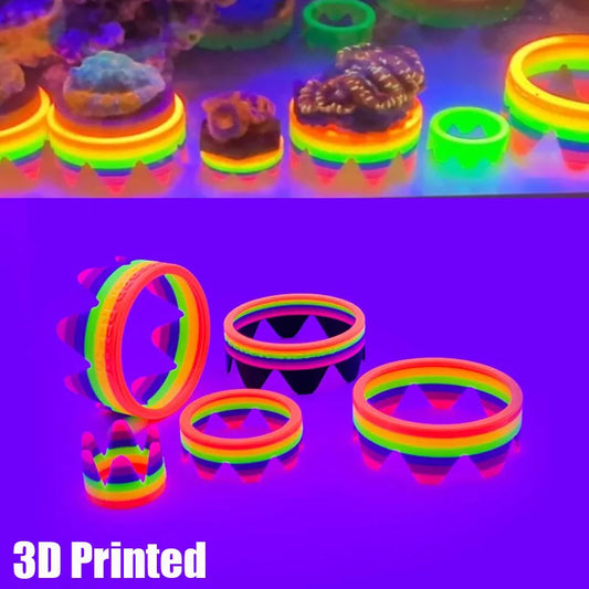 Fluorescent Colorful Coral Rack Holder Fish - MyPetDollar.com