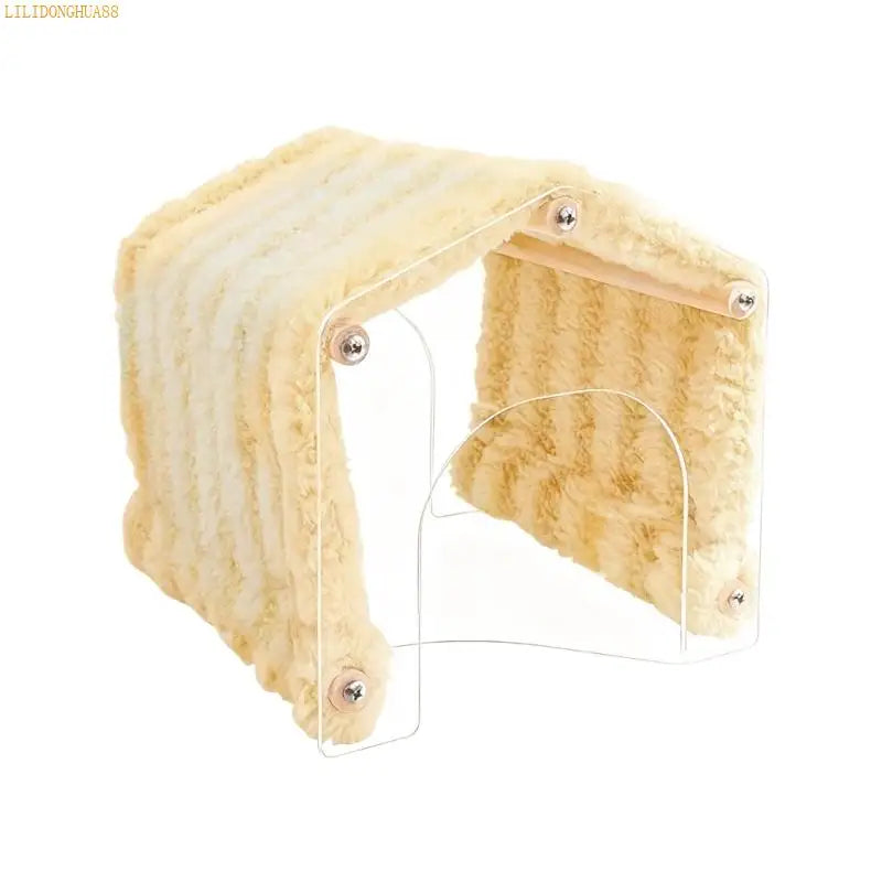 J1ha Gerbil Furry Shelter Soft Detachable Large Bed – Small Pet Supplies