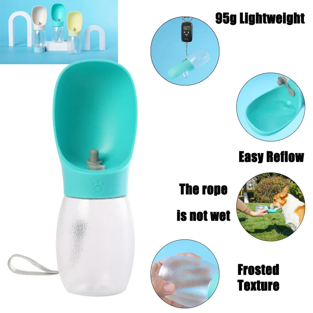Pet Dog Water Bottle 300ML Puppy Drinking - MyPetDollar.com