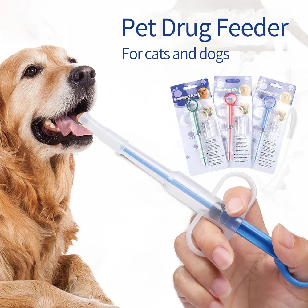 Pet Pills Applicator Cats Dogs Syringe - MyPetDollar.com