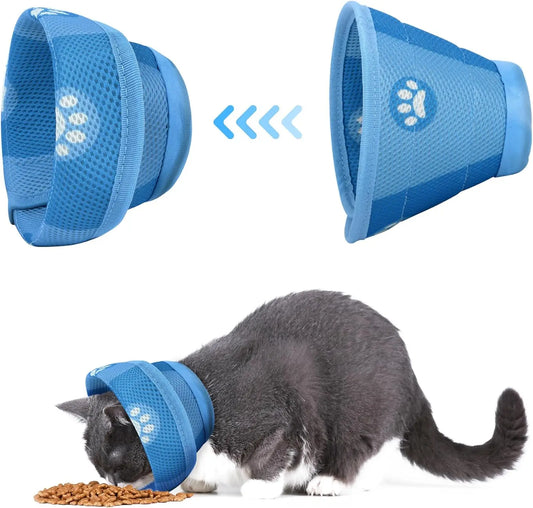 Adjustable Cat Cone Collar Soft Anti-Bite - MyPetDollar.com